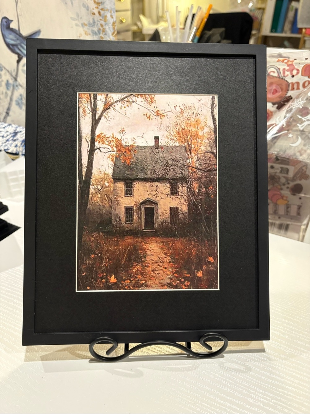 Autumn Cottage Framed Wall Art